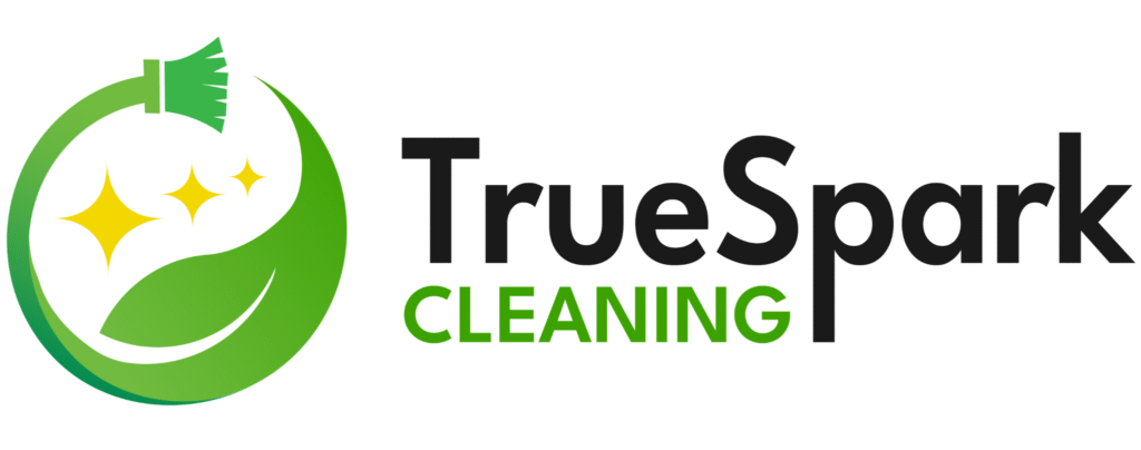 True Spark Cleaning service logo - black version