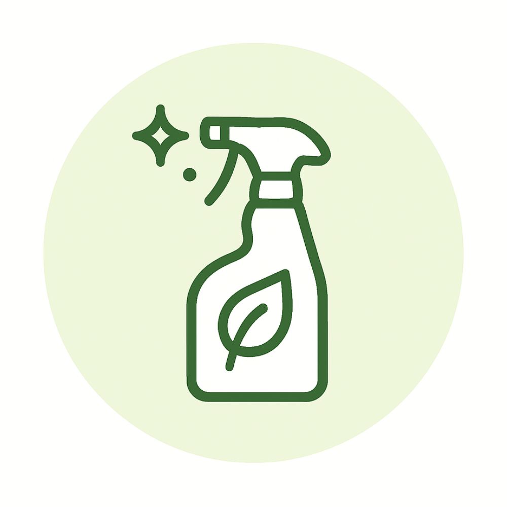 True Spark Cleaning service spray bottle symbol 02
